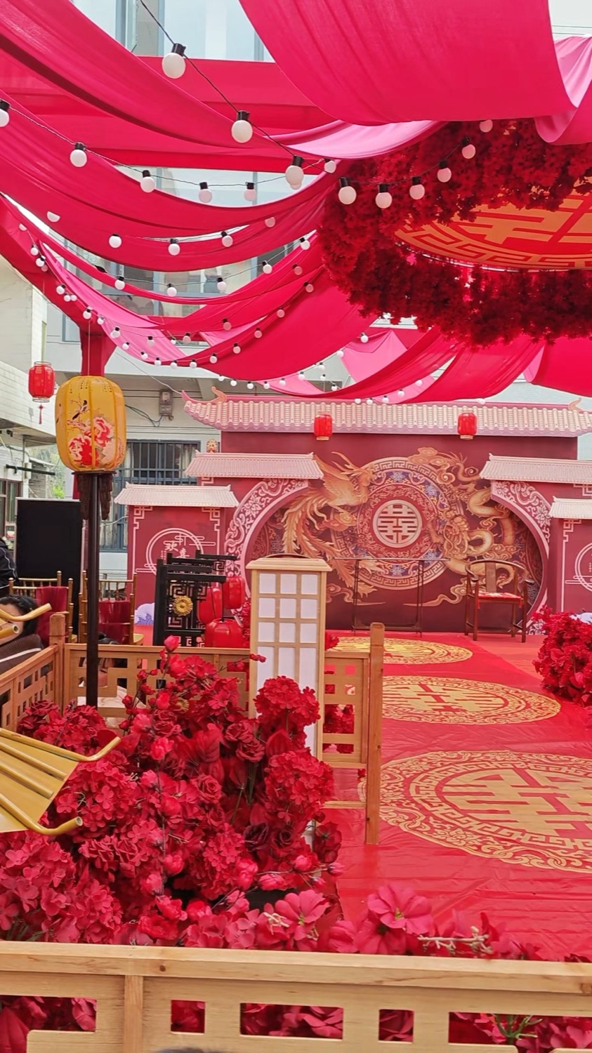 中式婚礼现场实拍