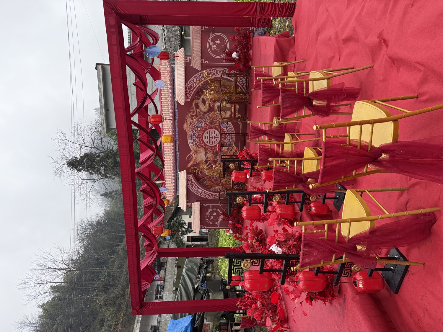 中式婚礼现场（镇雄一维婚礼服务）